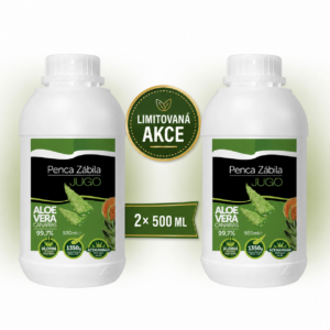Balíček 2× Kanárská Aloe vera šťáva 500 ml (40% sleva)