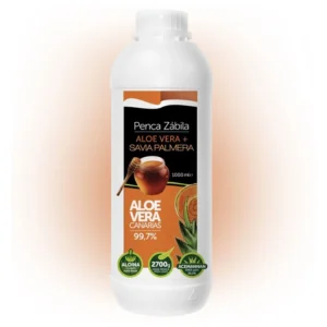 Kanárská Aloe vera šťáva, acemannan 2884 mg/l + palmový sirup z ostrova La Gomera 1000 ml